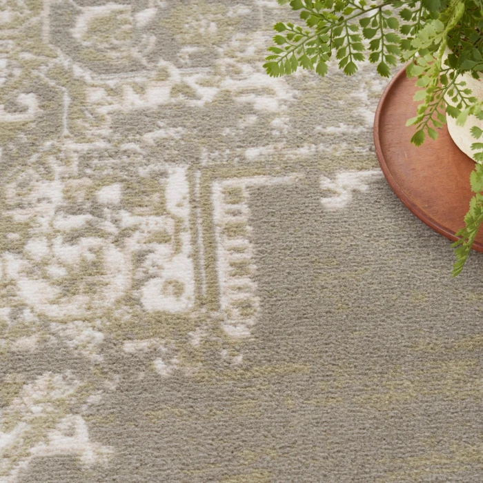 Nourison Grafix Olive GRF14 6 ft. X 9 ft. Rect. Rug