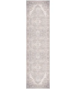 Nourison Home Vintage Washables VWS07 Light Blue 2 ft. 2 in. X 8 ft. Area Rug