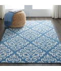 Nourison Grafix Blue GRF06 3ft.9in. x 5ft.9in. Rect. Rug