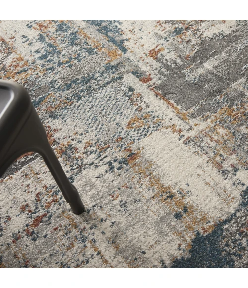 Nourison Home Tangra Grey TNR06 5ft.3in. x 7ft.3in. Rect. Rug
