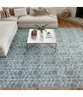 Nourison Home Washable Charm Blue WCH01 8ft. x 10ft. Rect. Rug