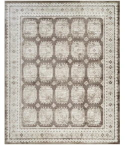 Nourison Home Dekor DEK01 Ivory Brown 7 ft. 10 in. X 9 ft. 10 in. Area Rug