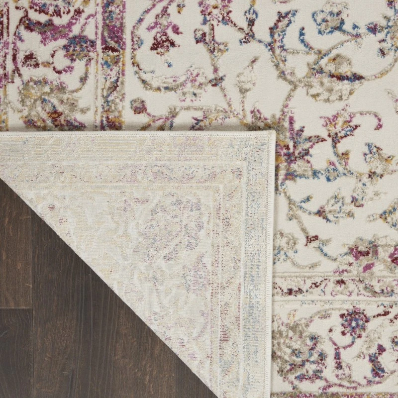 Nourison Melody Ivory Multicolor MEL02 2ft.2in. x 7ft.6in. Rect. Rug