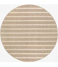Nourison Positano Beige Ivory POS03 8ft. Round Rug