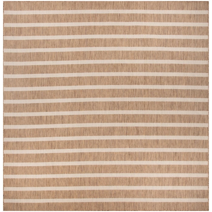 Nourison Positano Jute Ivory POS03 8ft. Square Rug