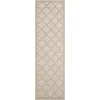 Nourison Home Easy Care NES01 Cream 2 ft. 2 in. X 10 ft. Area Rug