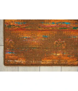 Nourison Home Spectrum Flame Chocolate SPE01 2ft.6in. x 7ft.6in. Rect. Rug