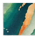 Nourison Prismatic Emerald PRS30 9 ft. X 12 ft. Rect. Rug