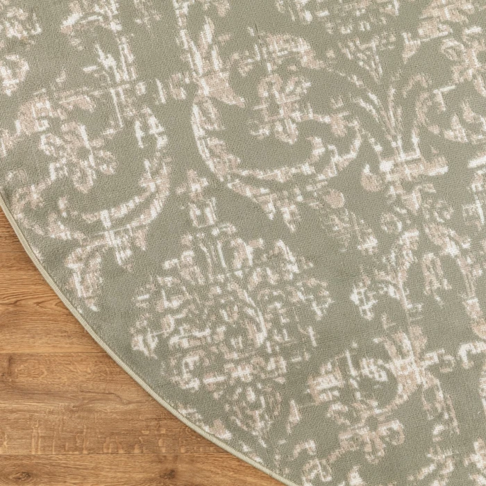 Nourison Jubilant Olive JUB09 8 ft. X Round Rug