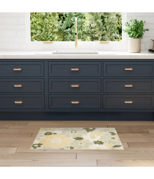 Nourison Aloha Ivory Green ALH42 2 ft. 8 in. X 4 ft. Rect. Rug
