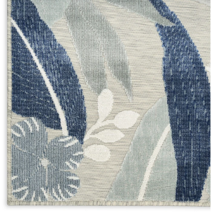 Nourison Home Suncoast Blue SNC01 4ft. x 6ft. Rect. Rug