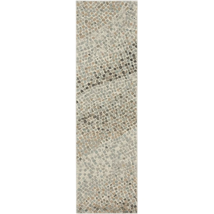 Nourison Home Marmara Ivory MRA02 2ft.2in. x 7ft.6in. Rect. Rug
