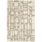 Nourison Home Nordic NRC17 Ivory Multicolor 4 ft. X 6 ft. Area Rug