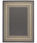 Nourison Horizon Indoor/Outdoor Charcoal HOZ03 9 ft. X 12 ft. Rect. Rug