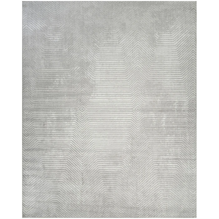 Nourison Dekor Grey DEK04 7 ft. 10 in. X 9 ft. 10 in. Rect. Rug