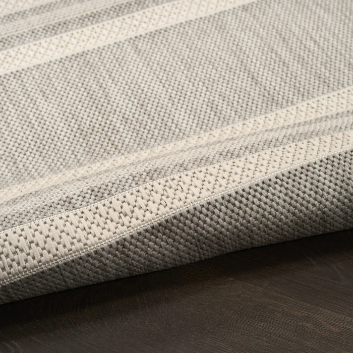 Nourison Home Horizon Indoor/Outdoor Grey HOZ05 10ft. x 14ft. Rect. Rug