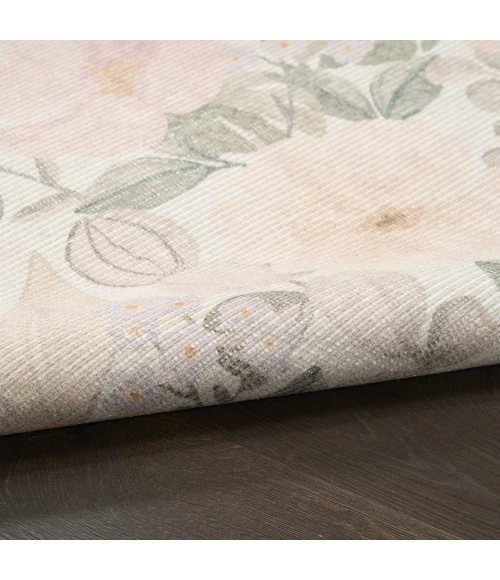 Nourison Home Botanical Washables Beige BOT01 7ft.6in. x 9ft.10in. Rect. Rug