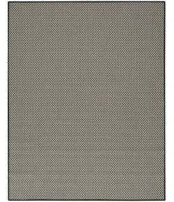 Nourison Home Courtyard COU01 Black White 10 ft. X 14 ft. Area Rug