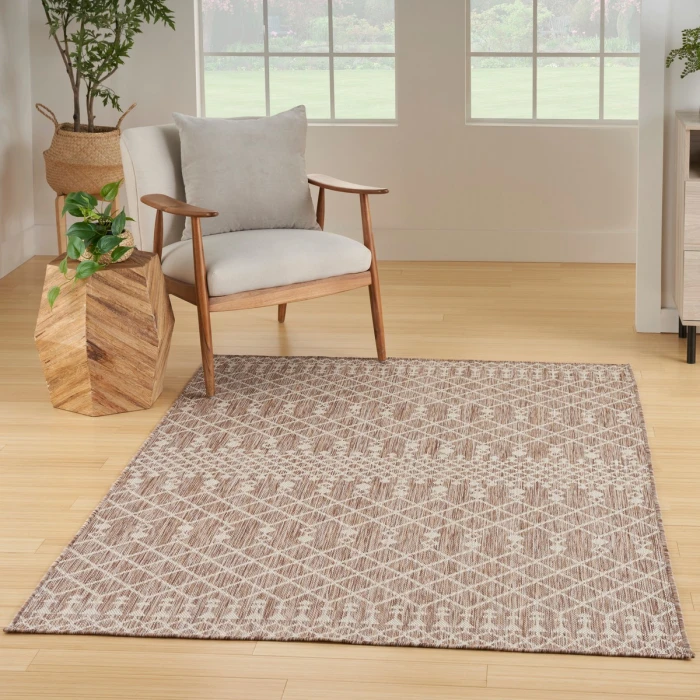 Nourison Positano Beige POS02 5 ft. X 7 ft. Rect. Rug