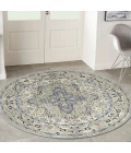 Nourison Nourison Essentials Persian Blue NRE07 6 ft. X Round Rug