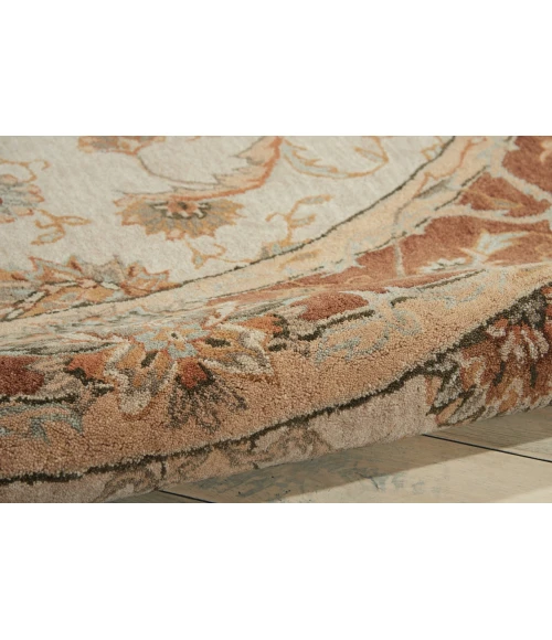 Nourison Home Heritage Hall Brown HE27 8ft. x Freeform Free Form Rug