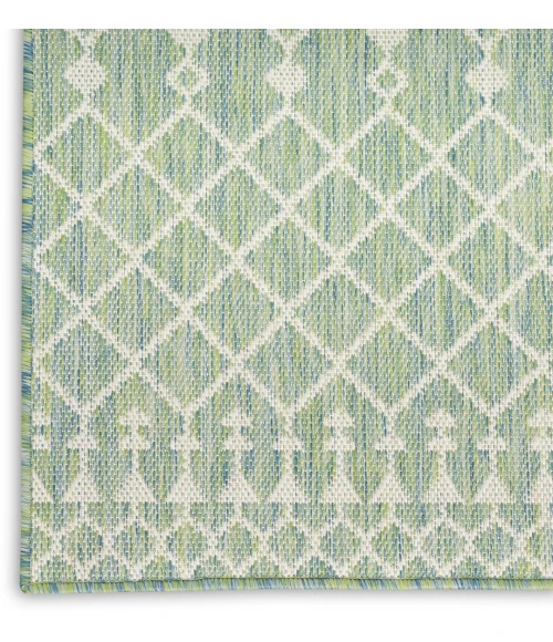 Nourison Positano Blue Green POS02 12ft. x 15ft. Rect. Rug