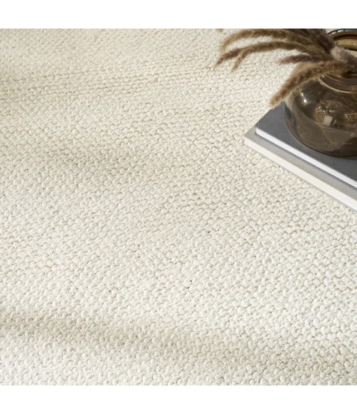 DKNY Pure Rows Cream / Ivory ROW01 8ft. x 10ft. Rect. Rug