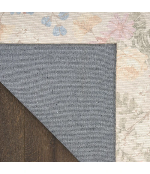 Nourison Home Botanical Washables Beige BOT02 5ft. x 7ft. Rect. Rug