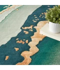Nourison Prismatic Emerald PRS30 9 ft. X 12 ft. Rect. Rug