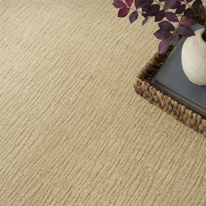 Nourison Strata Taupe SSS01 9ft.9in. x 13ft.9in. Rect. Rug