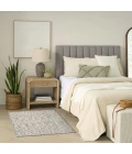 Nourison Positano Light Grey POS02 3ft. x 5ft. Rect. Rug