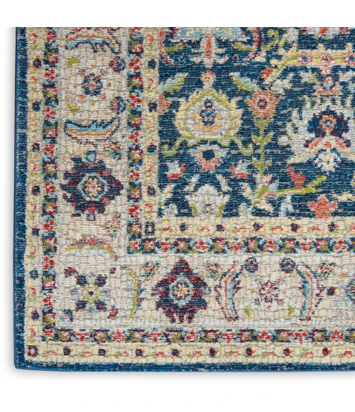 Nourison Home Ankara Global Blue ANR13 5ft.3in. x 7ft.6in. Rect. Rug