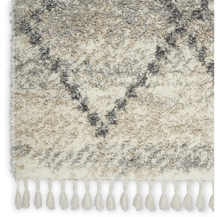 Nourison Home Oslo Shag Grey OSL01 9ft. x 12ft. Rect. Rug