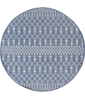 Nourison Positano Navy Blue POS02 5ft. Round Rug