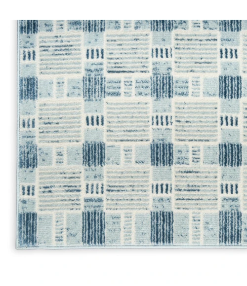 Nourison Nordic Blue NRC14 5 ft. X 7 ft. Rect. Rug