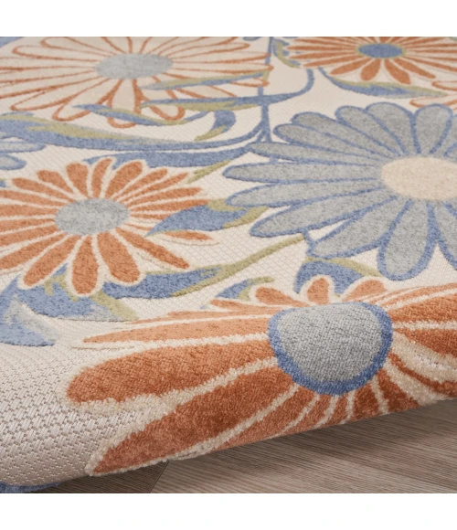 Nourison Aloha Beige Multicolor ALH33 2 ft. 3 in. X 8 ft. Rect. Rug