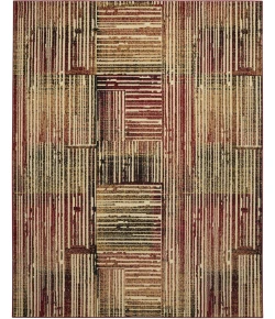 Nourison Grafix Brick Multicolor GRF42 5ft.3in. x 7ft.3in. Rect. Rug