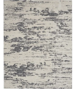 Nourison Zermatt Ivory Blue ZER03 7ft.10in. x 9ft.10in. Rect. Rug