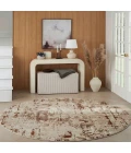 Nourison Quarry Ivory Rust QUA01 8ft. Round Rug
