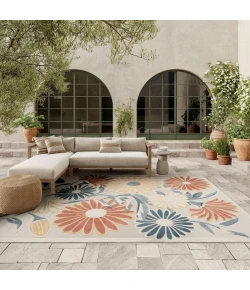 Nourison Home Aloha ALH33 Ivory Rose 9 ft. X 12 ft. Area Rug