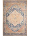 Nourison Vintage Washables Blue Coral VWS13 4 ft. X 6 ft. Rect. Rug