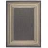 Nourison Home Horizon Indoor/Outdoor HOZ03 Charcoal 8 ft. X 10 ft. Area Rug