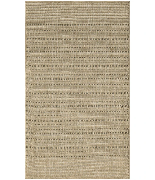 Nourison Tulum Taupe TLM01 2 ft. X 3 ft. Rect. Rug