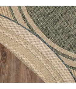 Nourison Home Horizon Indoor/Outdoor Green HOZ03 5ft. x Round Round Rug