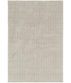 Nourison Home Washable Charm Grey WCH02 5ft. x 7ft. Rect. Rug