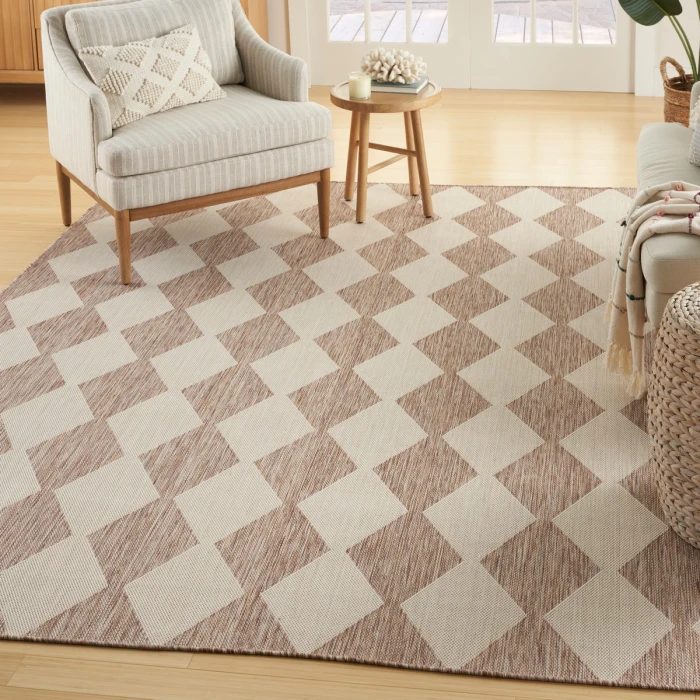 Nourison Positano Beige POS04 5 ft. X 7 ft. Rect. Rug