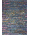 Nourison Passion Blue Multicolor PSN35 5ft.3in. x 7ft.3in. Rect. Rug