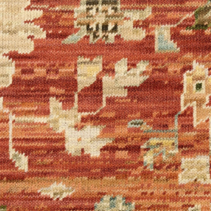 Nourison Home Antique Bloom Red ANB01 5ft.6in. x 8ft.6in. Rect. Rug