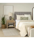 Nourison Home Washable Charm Grey WCH01 3ft. x 5ft. Rect. Rug