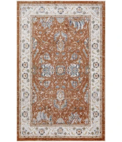 Nourison Home Astra Machine Washable ASW20 Rust Ivory 3 ft. 3 in. X 5 ft. Area Rug